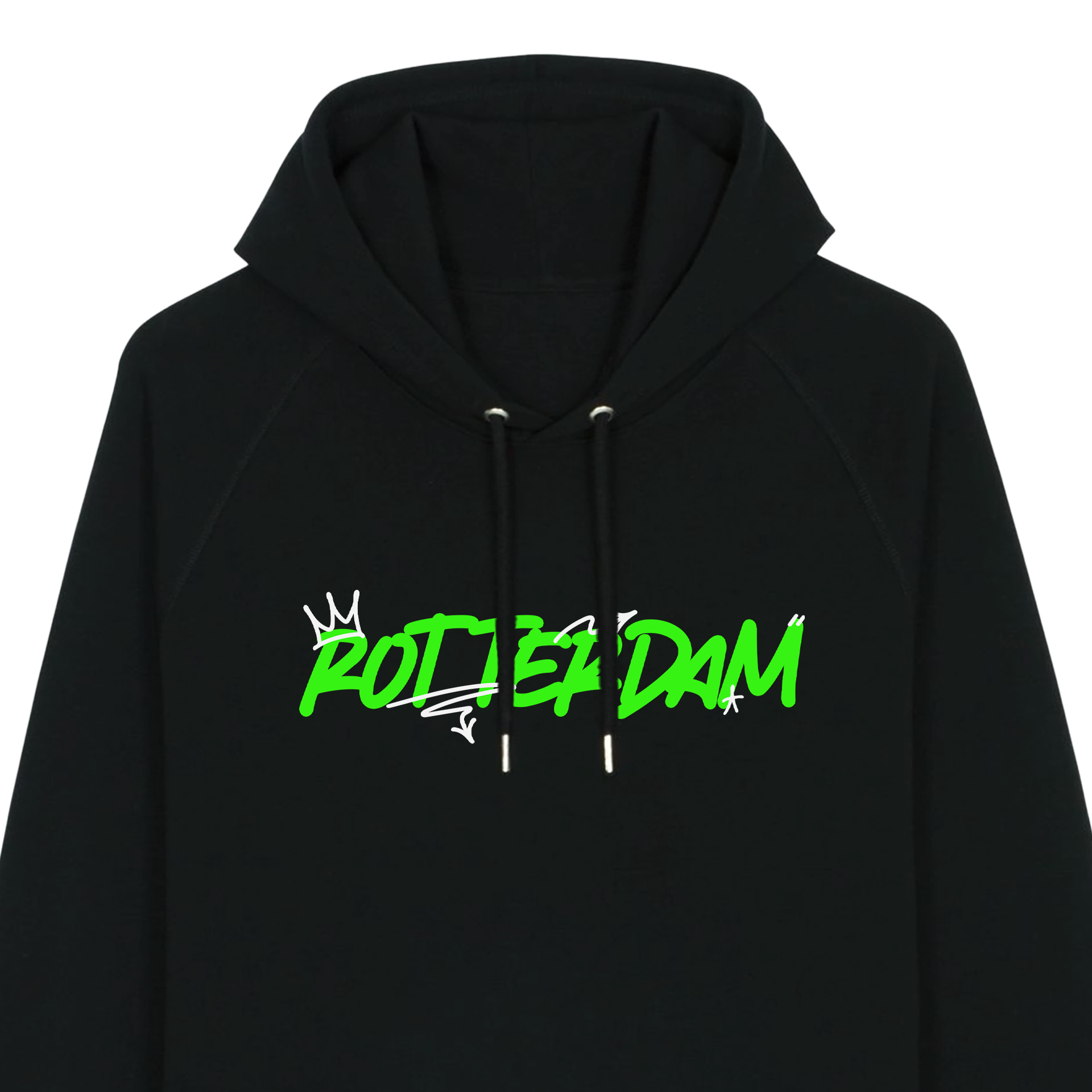 Rotterdam Hoodie | Graffiti Editie Neon Groen