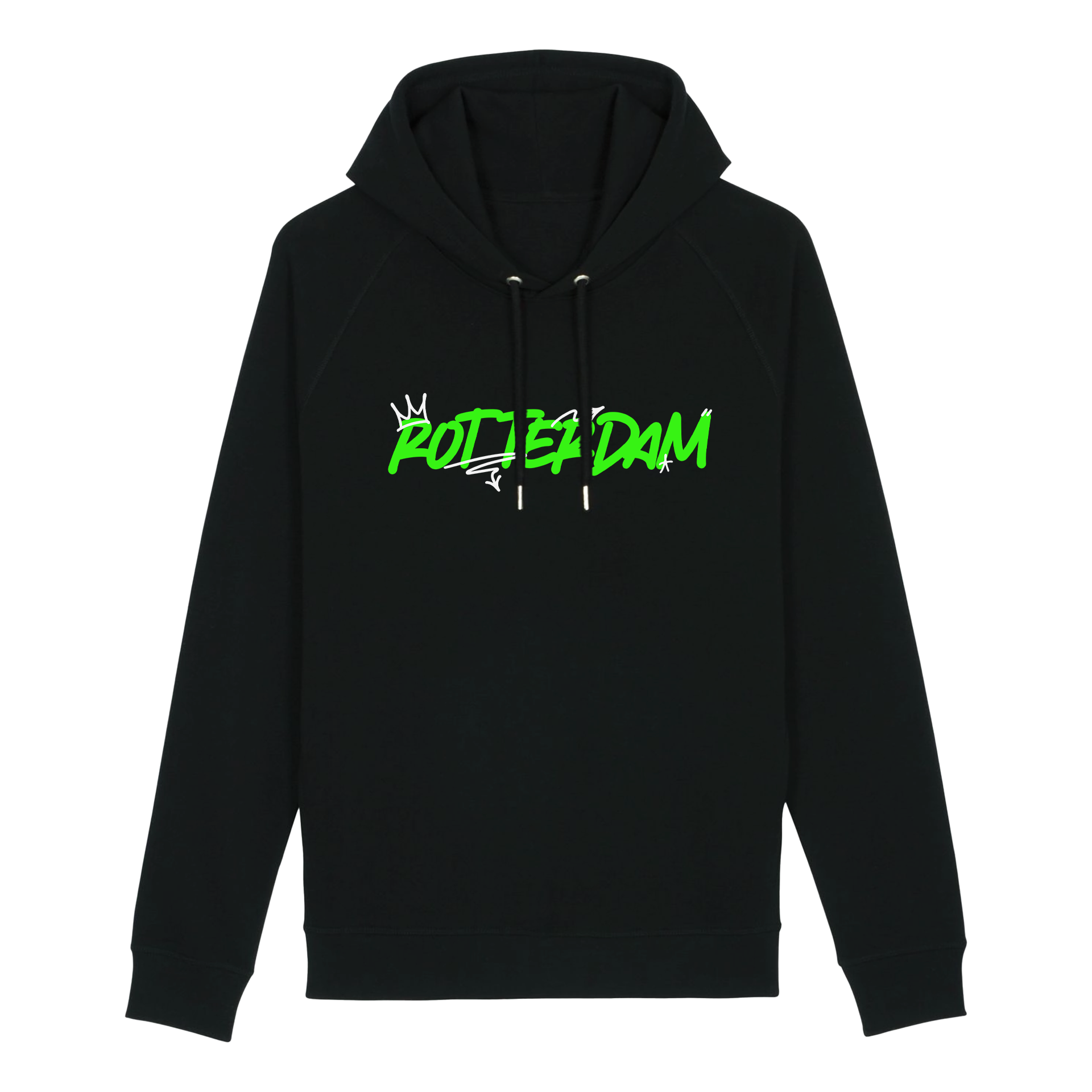 Rotterdam Hoodie | Graffiti Editie Neon Groen