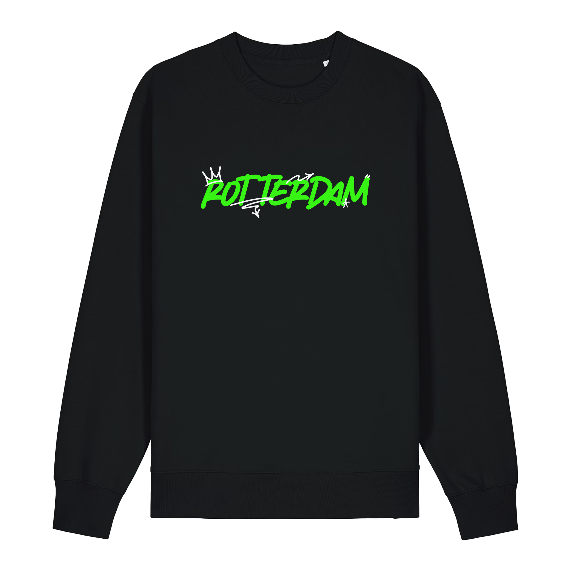 Rotterdam Sweater | Graffiti Editie Neon Groen